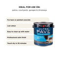 White Knight Ultra Pave 4L Quick Dry Concrete Paint - Medium Grey - Durable Satin Finish - SuperSaverAU - view 4