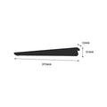 Flexi Storage 360mm Black Double Slot Bracket Steel Durable Support - SuperSaverAU - view 4