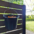 Jack 600mm Black Square Steel Hanging Basket Hook, Indoor & Outdoor