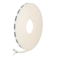 Raven 5000mm White RP14 Polyester Foam Self Adhesive Weather Strip