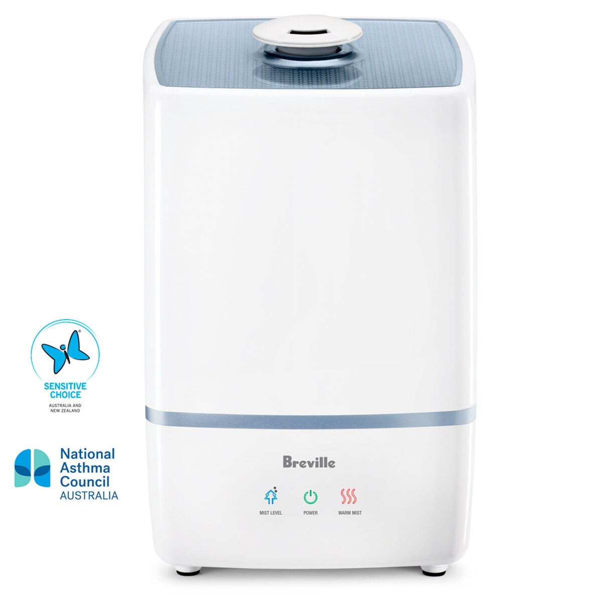 Breville Easy Mist humidifier - 5L removable tank, cool and warm mist, aromatherapy option - LAH300WHT
