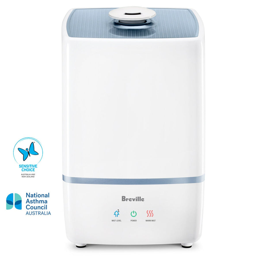 Breville Easy Mist humidifier - 5L removable tank, cool and warm mist, aromatherapy option - LAH300WHT