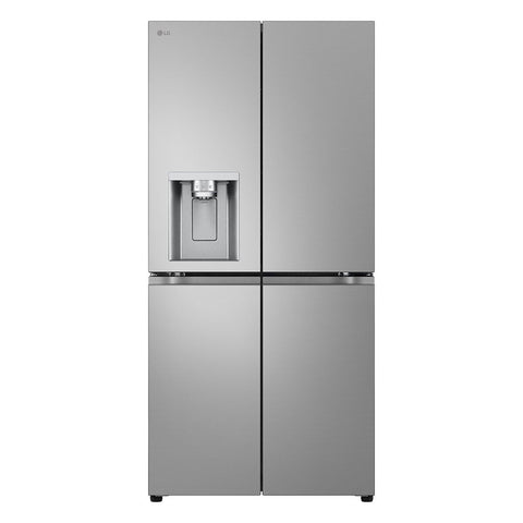 LG 506L French Door Fridge - Plumbed Ice and Water, Stainless Steel, 4.5 Star Energy - GF-L500PL