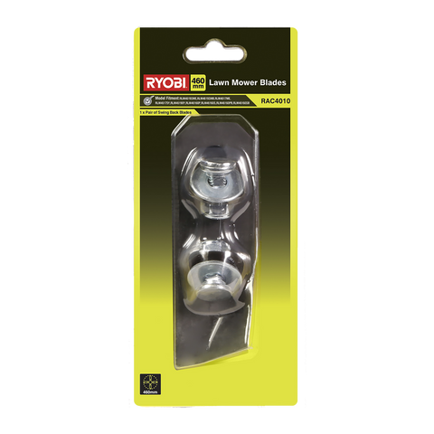 Ryobi Lawn Mower Blades - 2 Pack - Steel - Swing Back - SuperSaverAU - view 1
