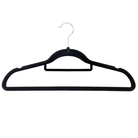 Practa Velvet Slim Clothes Hangers 30 Pack Non-Slip with Strap Notches