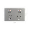 DETA Silver Double Power Point 10A 250V 6282B