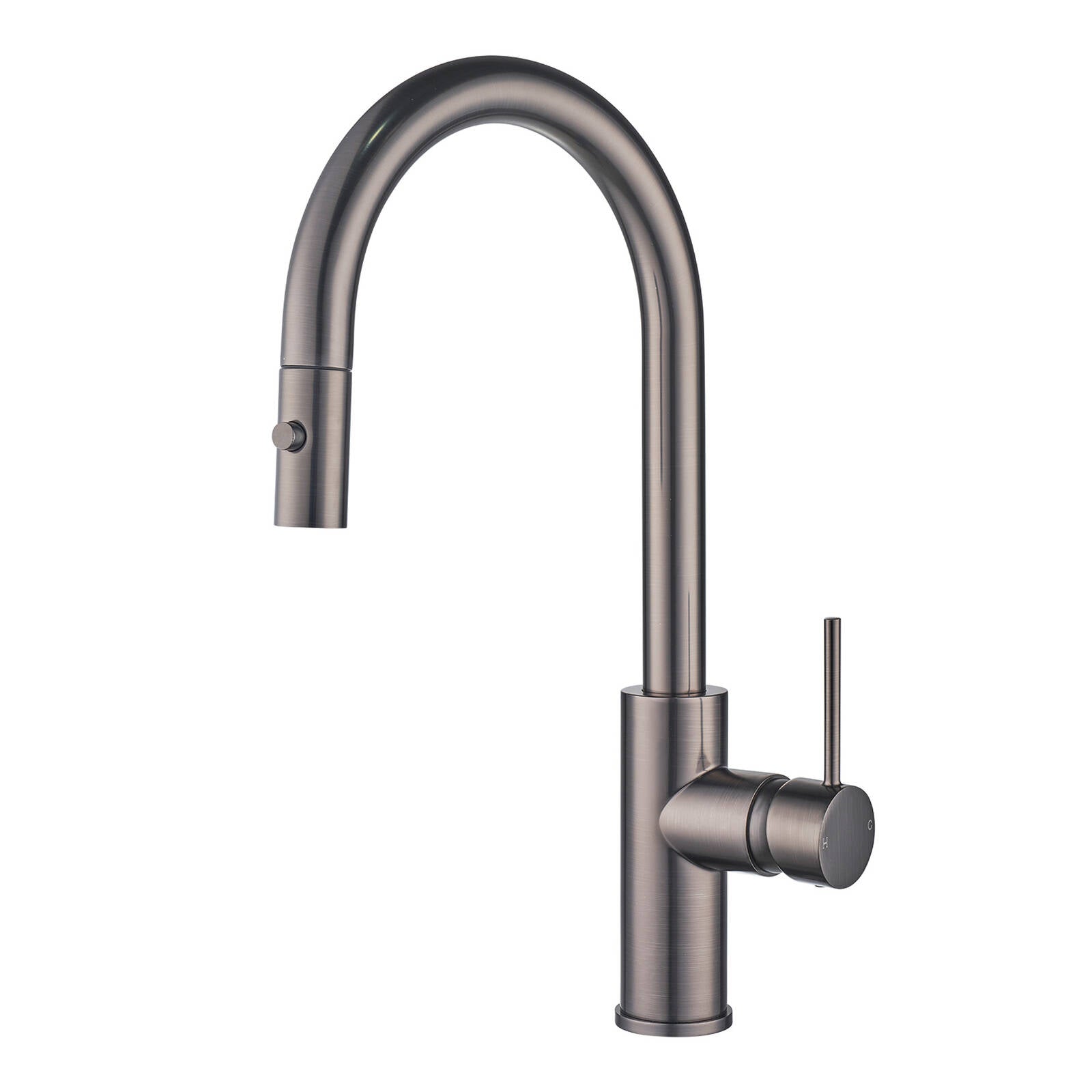 Mondella Resonance 35mm Gun Metal Side Lever Multi-Function Sink Mixer 6L/min WELS 5 Star