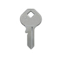 EHI MS10 43mm Silver Blank Key, Nickel Plated Brass