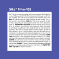 Sika Filler-105 Coarse Surface Filler 250ml Light Grey Ready to Use Paintable Sandable