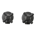Mondella Cadenza Matte Black 1/2 Turn Washing Machine Set, Brass