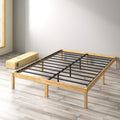 Zinus Double Bamboo Bed Base - Bamboo Frame and Legs, No Box Spring Needed, 250kg - AU-FBMMB2ZC-12D