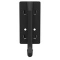 Rack It 1000kg Single Hook Black Steel Wall Mount