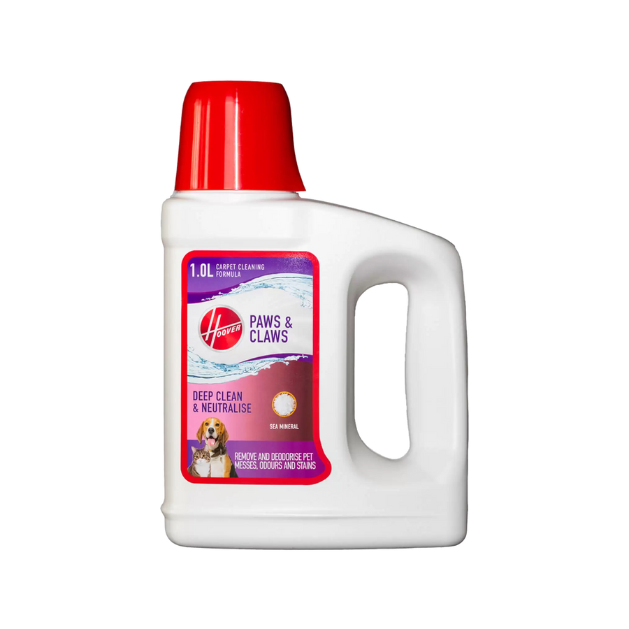 Hoover Paws Claws Cleaning Solution - 1L - Enzymatic Pet Stain Remover - SuperSaverAU - view 1