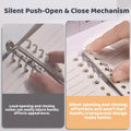 A5 Lined Coil Notebooks Set of 5 Colours Soft Cover 60 Sheets Each - view 5