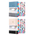 A5 Password Book with Alphabetical Tabs for Internet Login Passwords - Black and White - view 3