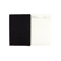 A5 Spiral Notebook Ruled Diary for School and Office - Black
