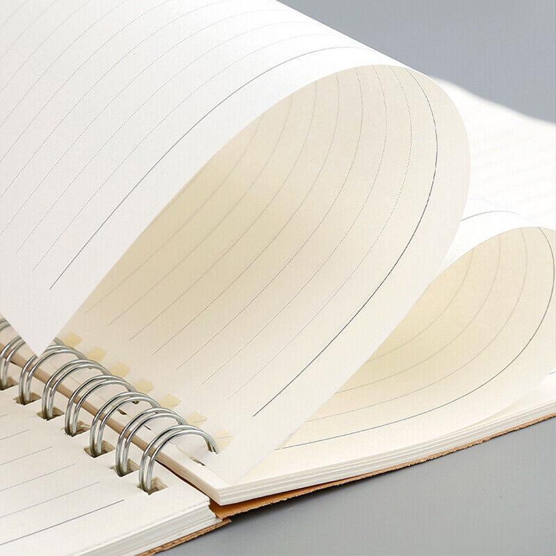 A5 Spiral Notebook Ruled Diary for School and Office - Black - view 10