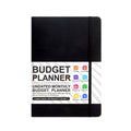 A5 Undated Monthly Budget Planner Hardcover Notebook - Black