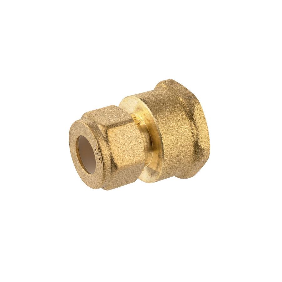 Brasshards 15C x 20FI Lead Free Brass Female Compression Union