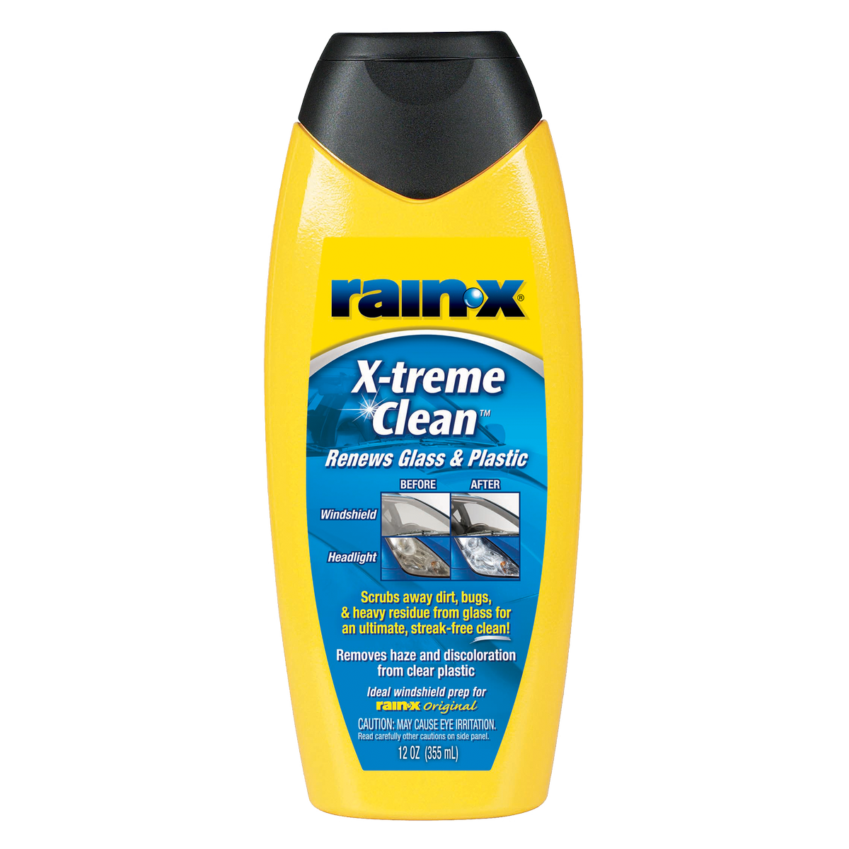 Rain-X X-treme Glass Cleaner 355ml - Streak-Free - Clear - 355ml - SuperSaverAU - view 1