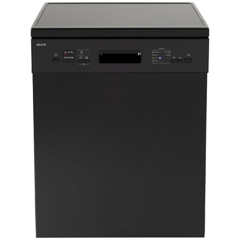Euro Appliances 60cm Freestanding Dishwasher - 14 Place Settings, Black, Triple Stage Filter - OE60D14B1