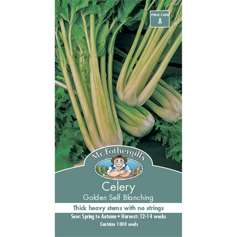 Mr Fothergill's Celery Seeds - 14 Weeks - Stringless - Disease Resistant - SuperSaverAU - view 1