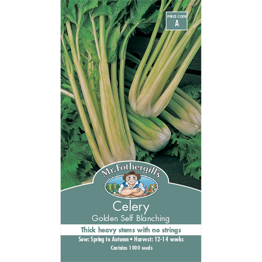 Mr Fothergill's Celery Seeds - 14 Weeks - Stringless - Disease Resistant - SuperSaverAU - view 1