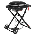Weber Traveler Compact Portable LPG BBQ - 12 Burger Cooking Area, Lid Thermometer - 1500525