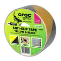 Croc Grip Anti Slip Tape - 25m x 50mm - Yellow and Black - P5 Rated - SuperSaverAU - view 1