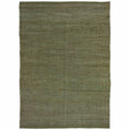 Cadrys Naturals Jute Khaki Rug 250x300cm - Handspun Jute Flatweave, 8mm Pile - JUTENK3
