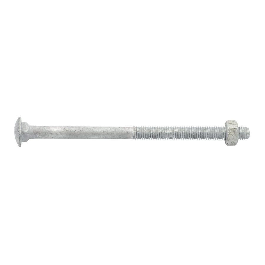 Zenith Cup Head Bolt - M6 x 100mm - 4.6 Grade Steel - Hot Dipped Galvanised - SuperSaverAU - view 1