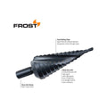 Frost 4 HSS Step Drill - 30mm - High-Speed Steel - Precision Drilling - SuperSaverAU - view 3