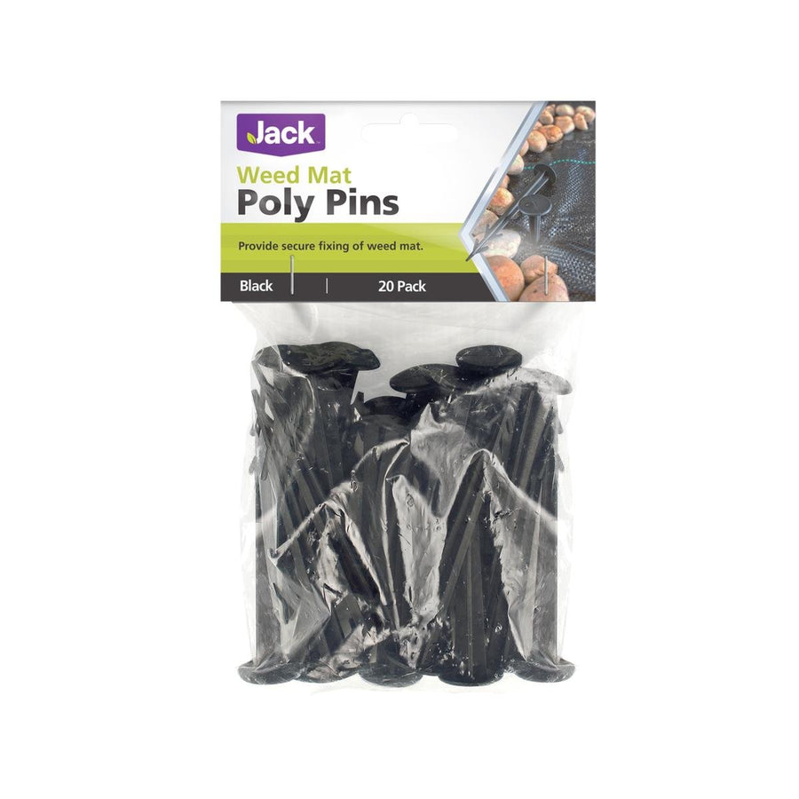 Jack Weed Matt Poly Peg - 25mm x 115mm - Plastic - UV Stabilised - 20 Pack - SuperSaverAU - view 1