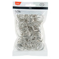 Taskmaster 30mm Key Ring - 100 Pack - Durable Steel - Easy Key Organisation - SuperSaverAU - view 2