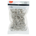 Taskmaster 30mm Steel Key Rings, 100 Pack