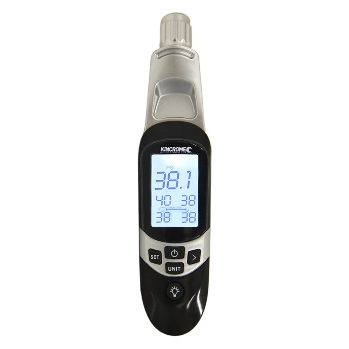 Kincrome Digital Tyre Gauge - 5-100 PSI - Auto Shut-Off - LED Light - SuperSaverAU - view 1