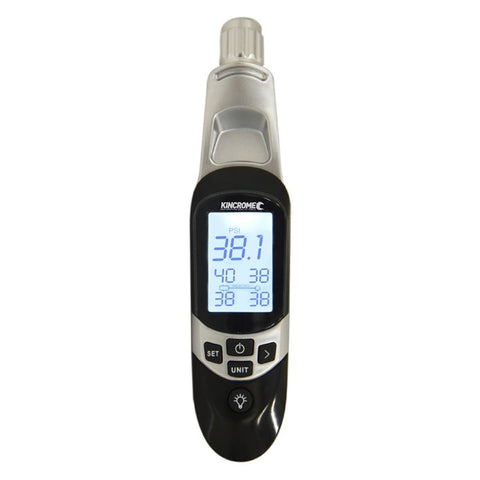 Kincrome Digital Tyre Gauge - 5-100 PSI - Auto Shut-Off - LED Light - SuperSaverAU - view 1
