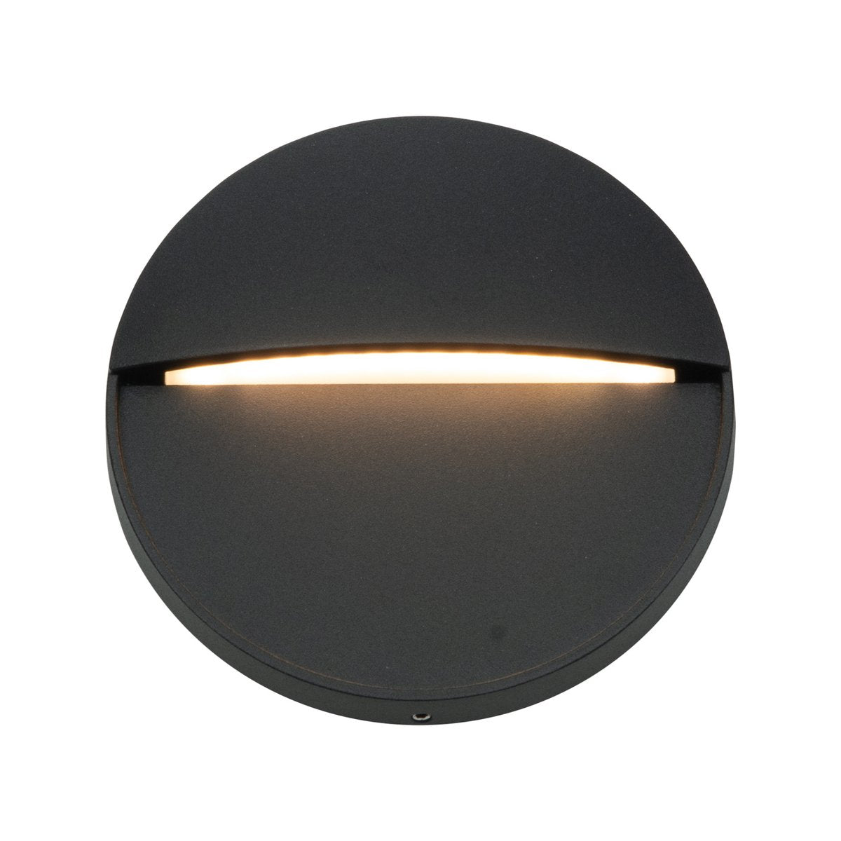 Arlec 4W Black CCT LED Round Exterior Step Light - 110mm x 25mm - Weather-Resistant - SuperSaverAU - view 2