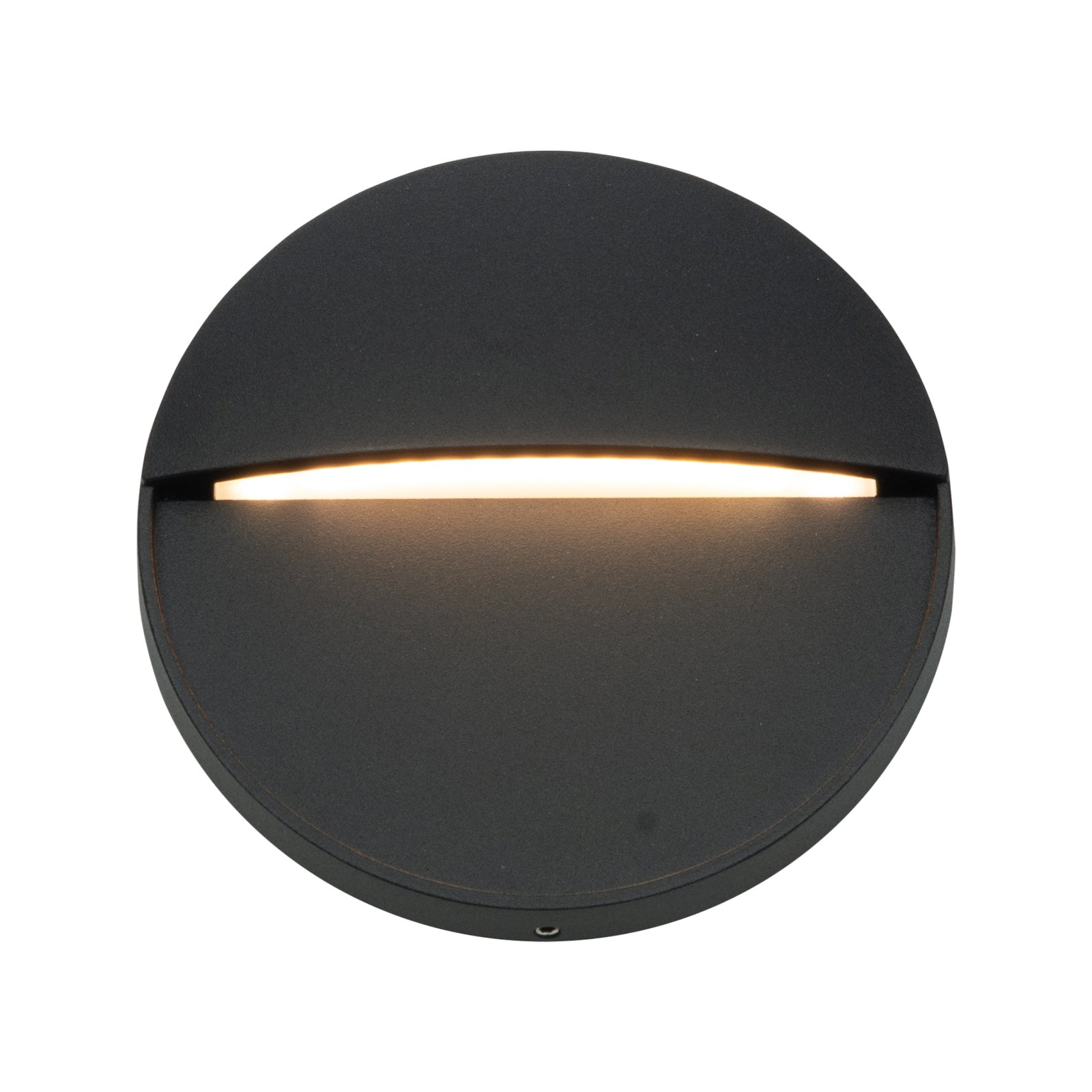 Arlec 3W Black CCT LED Round Exterior Step Light, Aluminium Waterproof Outdoor ABL111RBK
