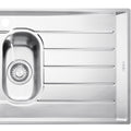 Franke Neptune 1 and 1/4 bowl sink with right hand drainer - 27L and 6L bowls, topmount - NEX651RHD