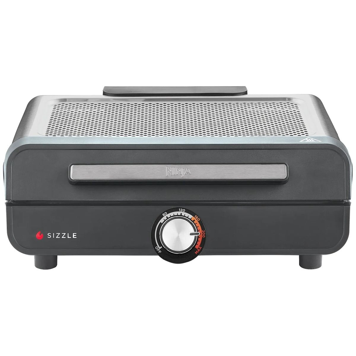 Ninja Sizzle indoor grill and flat plate - high-heat searing, 36cm non-stick plates - GR101