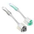 Morgan Traditional Dish Brush, Stiff Bristle PP, Soft-Grip Handle