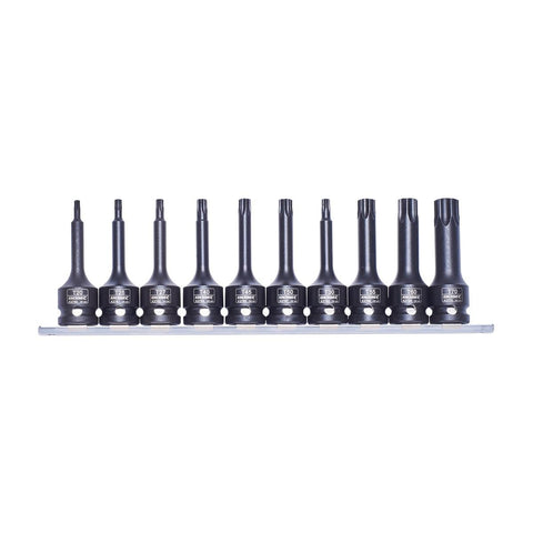 Kincrome 1/2" Drive Socket Torx Rail 10 Piece - Chrome Molybdenum Steel - SuperSaverAU - view 1