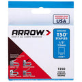 Arrow 12mm T50 Staples - 1250 Pack - Steel - Compatible with Staple Guns - SuperSaverAU - view 1