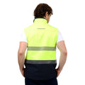 Citeco Yellow Hi Vis Soft Shell Vest 2XL - Reflective Tape - Fleece Lined - SuperSaverAU - view 5