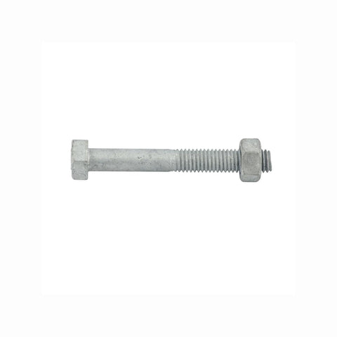 Zenith Hex Head Bolt - M8 x 60mm - 4.6 Grade Steel - 1 Pack - Hot Dipped Galvanised - SuperSaverAU - view 1