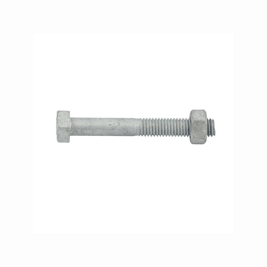 Zenith Hex Head Bolt - M8 x 60mm - 4.6 Grade Steel - 1 Pack - Hot Dipped Galvanised - SuperSaverAU - view 1