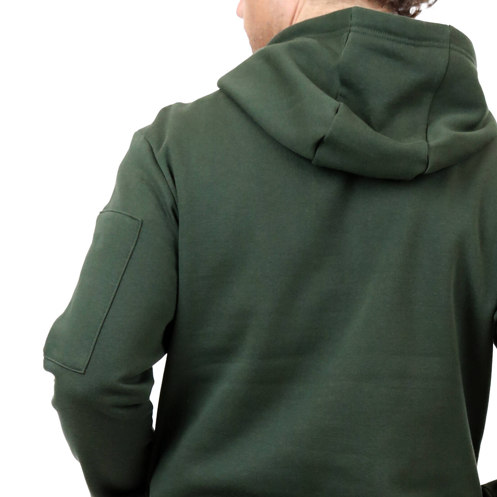 Citeco Khaki Hoodie - Men's Cotton/Polyester Work Hoodie, Small