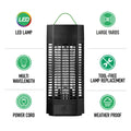 Gecko Large LED Insect Zapper Outdoor Corded High-Impact Plastic 24GKOLT50V1LED