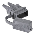 Narva Grey Weatherproof Load Cover - 50A Heavy Duty Connector - IP64 Rated - Dust & Water Resistant - 155mm x 30mm x 90mm - SuperSaverAU - view 1